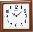 【送料無料】セイコークロック(Seiko Clock) 掛け時計 茶木地 和室 電波 アナログ 木枠 四角 KX248B■送料無料※北海道・九州・沖縄・離島は別途送料(1080円~2160円)新生活 プレゼント 引き出物 開店祝い ウエディング 格安 贈り物 最安値 セール 限定 シック