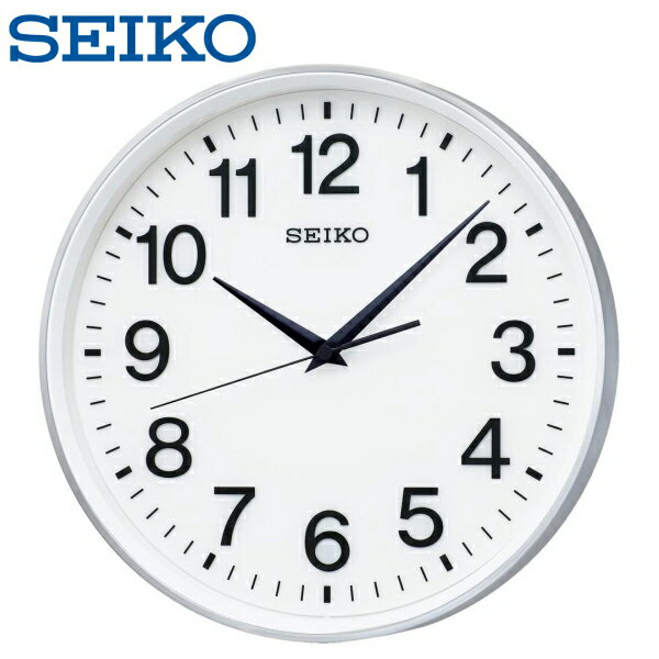 【送料無料】SEIKO セイコー クロック 掛け時計 衛星 電波 アナログ 銀色 メタリック GP217S SEIKO ■北海道・九州・沖縄・離島は別途送料（1080円～2160円）最安値 成人式 プレゼント お見舞い 誕生日 ギフト 贈答贈呈品 正確 見やすい 人気 オフィス シンプル リビング