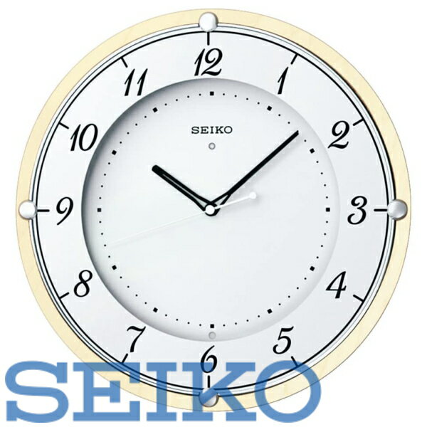 【送料無料】SEIKO CLOCK セイコークロック 掛け時計 電波 アナログ 木枠 天然色木地 KX373A 北海道・九州・沖縄・離島は別途送料 1080円〜2160円 ベージュ 人気 最安値 リフォーム 引っ越し祝…