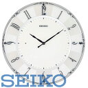 【送料無料】SEIKO CLOCK (セイコークロック) 掛け時計 白パール 光沢 直径35.1×3.0cm KX504W ■送料無料※北海道 九州 沖縄 離島は別途送料（1080円〜2160円）KX504P ホテル家具 おしゃれ インテリア 模様替え 子供部屋 入学祝い かわいい 可愛い