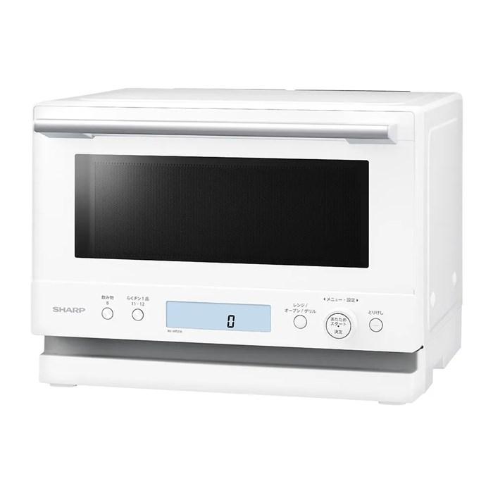 【即納】【送料無料】シャープ(SHARP) RE-WF236-W 過熱水蒸気 オーブンレンジ PLAINLY 23L（1段調理）ホワイト系 ※北海道・九州・沖縄・離島は別途送料（2500円）NE-MS268 ビストロ　EVERINO　シンプル　NE-BS658　キッチン　ER-XD7000　清潔　簡単操作　おしゃれ