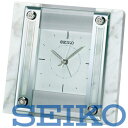 【送料無料】SEIKO CLOCK (セイコークロック) 置時計 白大理石 105x120x67mm QK737W ※北海道・九州・沖縄・離島は別途送料(108...