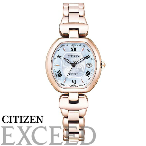 【送料無料】[シチズン]腕時計 Citizen EXCEED エクシード ドレスウォッチ ES9454-56A レディース サクラピンク ※北海道・九州・沖縄・離島は別途送料（1080円～2160円） 母の日　卒業式 お祝い 記念品 入社式 卒業式 可愛い