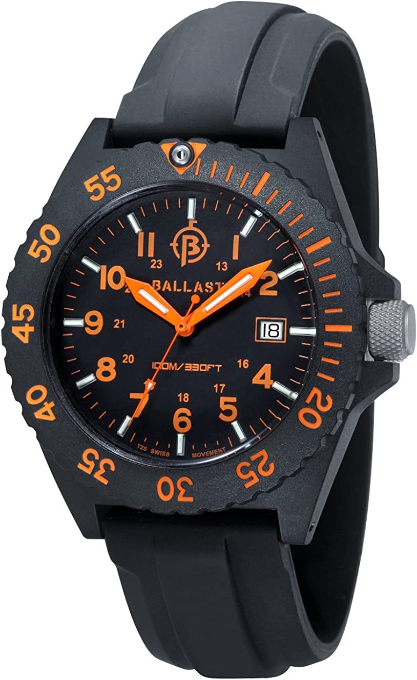 【送料無料】[BALLAST / バラスト] 腕時計 BL3118-03 イギリス 海軍 オマージュ 腕時計 スイスブランド Bright Starシリーズ 20ATM メンズ　クオーツ　★北海道・九州・沖縄・離島は別途送料(1080円-2160円) インバウンド　お土産 贈答贈呈品 ROLEX サブマリーナ CASIO 限定
