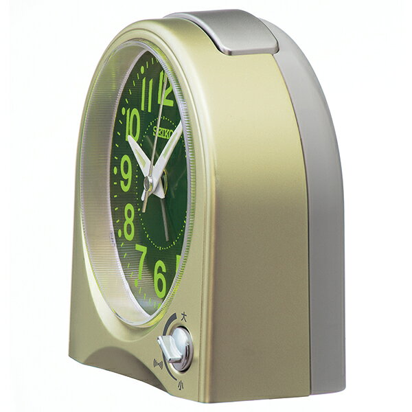 【送料無料】SEIKO CLOCK (セイコークロック) クオーツ 目覚まし時計 アナログ クオーツ 薄金パール KR520G ※北海道・九州・沖縄・離島は別途送料(1080円〜2160円)kr522m デザイナーズ 可愛い kr522w おしゃれ KR520W シック 木目