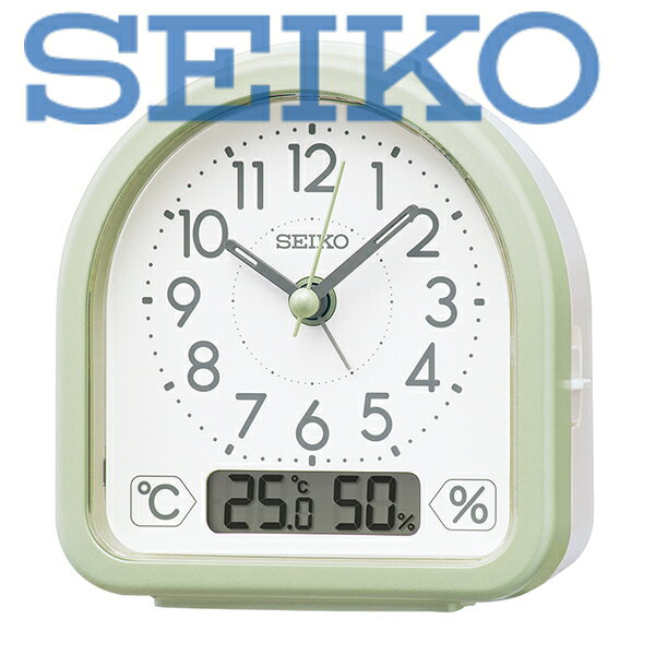 【送料無料】SEIKO CLOCK セイコークロック クオーツ 目覚まし時計 温湿度計付き/温度・湿度表示 KR522M 北海道・九州・沖縄・離島は別途送料 1080円〜2160円 kr520w デザイナーズ 可愛い kr52…