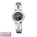 【送料無料】[シチズン/CITIZEN] wicca(ウィッカ) 腕時計　Eco-Drive エコ・ドライブ ハーフバングル シンプルアジャスト NA15-1571 レディース ※北海道・九州・沖縄・離島は別途送料（1080円〜2160円）インバウンド お土産 ホテル配送OK ウエディング インテリア 可愛い