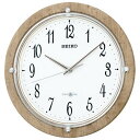 【送料無料】SEIKO CLOCK (セイコークロック) 掛け時計 衛星電波 アナログ SPACE LINK(スペースリンク) 薄茶木目模様 GP212A ■送料無料※北海道・九州・沖縄・離島は別途送料(1080円~2160円)