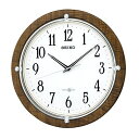 【送料無料】SEIKO CLOCK (セイコークロック) 掛け時計 衛星電波 アナログ SPACE LINK(スペースリンク) 茶木目模様 GP212B ■送料無料※北海道・九州・沖縄・離島は別途送料(1080円~2160円)