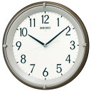 【送料無料】SEIKO CLOCK (セイコークロック) 掛け時計 自動点灯 電波 アナログ 夜でも見える 木枠 茶メタリック KX203B ■送料無料※北海道・九州・沖縄・離島は別途送料(1080円~2160円)見やすい デザイン 人気 無印 シンプル 学校 記念品 kx205b ホテル リビング