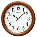 【送料無料】SEIKO CLOCK セイコークロック 掛け時計 自動点灯 電波 アナログ 夜でも見える 木枠 茶木地 KX204B 北海道・九州・沖縄・離島は別途送料 1080円〜2160円 プラズマクラスター 最中 …