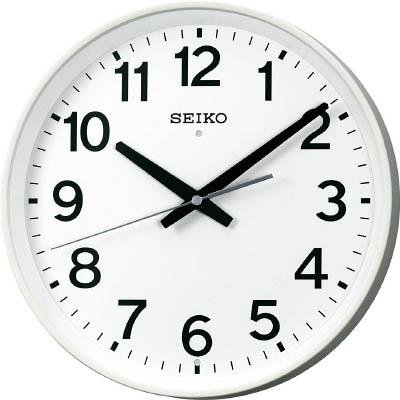 【送料無料】SEIKO CLOCK (セイコークロック) 掛け時計 電波 アナログ オフィスタイプ 白 KX317W　※北海道・九州・沖縄・離島は別途送料（1080円〜2160円）人気　会社　経費処理　見やすい　正確　福利厚生　スポーツジム　病院　シンプル　デザイン　安値　お得　法人割引