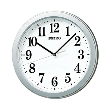 【送料無料】SEIKO CLOCK (セイコークロック) 掛け時計 電波 アナログ コンパクトサイズ 銀色メタリック KX379S ■送料無料※北海道・九州・沖縄・離島は別途送料(1080円〜2160円)
