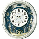 【送料無料】SEIKO CLOCK (セイコークロック) 掛け時計 電波 アナログ からくり 6曲メロディ 回転飾り 薄金色パール RE561H ■送料無料※北海道・九州・沖縄・離島は別途送料(1080円~2160円)音楽 リビング 新築祝い 引っ越し モダン デザイン 可愛い