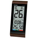 【送料無料】SEIKO CLOCK (セイコークロック) 掛置兼用時計 日めくりカレンダー・電波 デジタル 温度・湿度表示 茶メタリック SQ431B ※北海道・九州・沖縄・離島は別途送料(1080円~2160円)sq431s 除菌 防水 清潔 見やすい 敬老 法人割引 記念品 集会 ビンゴ