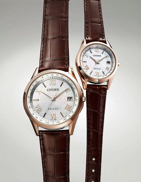 【送料無料】[シチズン]腕時計 EXCEED エクシード エコ・ドライブ電波時計 ダイレクトフライト ペアモデル ES9372-08W レディース■送料無料※北海道・九州・沖縄・離島は別途送料（1080円〜2160円）卒業式 成人式 贈答贈呈品 イベント 出産内祝い