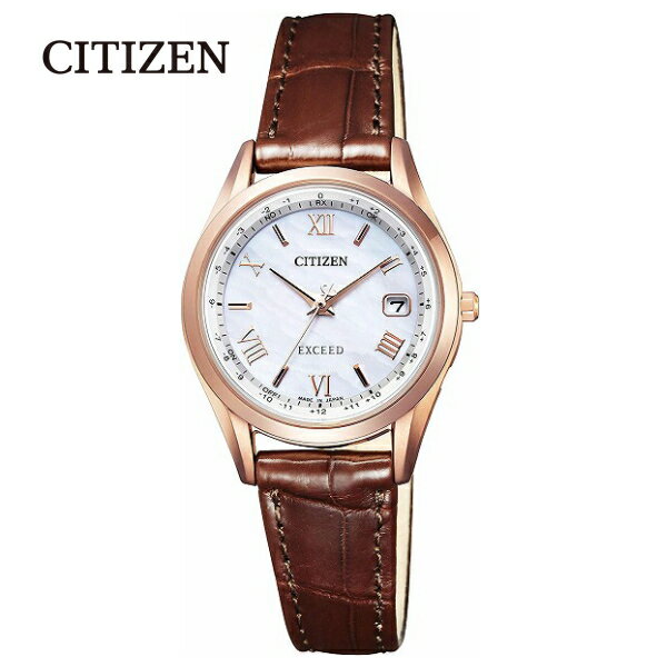 【送料無料】[シチズン]腕時計 EXCEED エクシード エコ・ドライブ電波時計 ダイレクトフライト ペアモデル ES9372-08W レディース■送料無料※北海道・九州・沖縄・離島は別途送料（1080円～2160円）卒業式 成人式 贈答贈呈品 イベント 出産内祝い