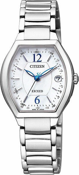 【送料無料】[シチズン]CITIZEN 腕時計 EXCEED エクシード エコ・ドライブ電波時計 ティタニアライン ハッピーフライトシリーズ ES9340-55W レディース■送料無料※北海道・九州・沖縄・離島は別途送料（1080円〜2160円）就職 インテリア 新入園 お見舞い 景品 還暦 母の日