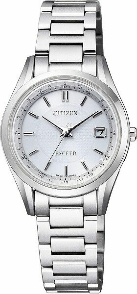 【送料無料】[シチズン]CITIZEN 腕時計 EXCEED エクシード エコ・ドライブ電波時計 ペア ES9370-54A レディース■送料無料※北海道・九州・沖縄・離島は別途送料（1080円〜2160円）金婚式 アンティーク 景品 贈答贈呈品 イベント 結婚記念日