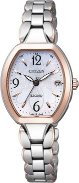 【送料無料】[シチズン]CITIZEN 腕時計 EXCEED エクシード Eco-Drive エコ・ドライブ 電波時計 チタニウムモデル ES8064-56A レディース■送料無料※北海道・九州・沖縄・離島は別途送料（1080円〜2160円）母の日　新入園 挨拶 誕生日 景品 成人式 贈答贈呈品 入学式