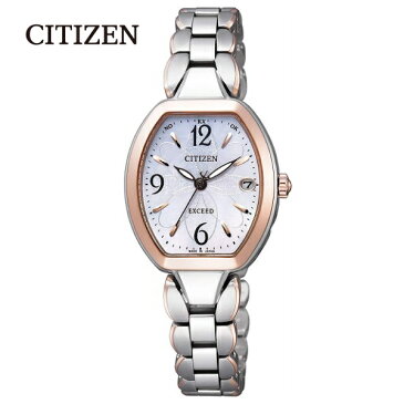 【送料無料】[シチズン]CITIZEN 腕時計 EXCEED エクシード Eco-Drive エコ・ドライブ 電波時計 チタニウムモデル ES8064-56A レディース■送料無料※北海道・九州・沖縄・離島は別途送料（1080円〜2160円）母の日　新入園 挨拶 誕生日 景品 成人式 贈答贈呈品 入学式