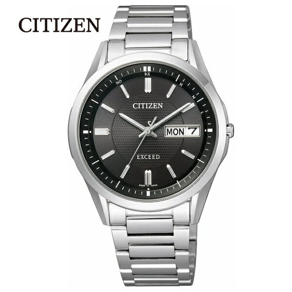 シチズン エクシード 腕時計（メンズ） 【送料無料】[シチズン]CITIZEN 腕時計 EXCEED エクシード エコ・ドライブ電波時計 デイデイトモデル AT6030-51E メンズ■送料無料※北海道・九州・沖縄・離島は別途送料（1080円〜2160円）プロポーズ お見舞い イベント 入社式 記念品 景品 贈り物