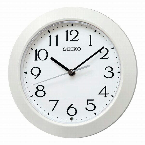 【送料無料】SEIKO CLOCK セイコークロック 掛け時計 白パール 本体サイズ:直径20.3 4.4cm 電波 アナログ 掛置兼用 KX241W 北海道・九州・沖縄・離島は別途送料 1080円〜2160円 新生活 プレゼ…