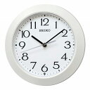 楽天リライアブル　RELIABLE【送料無料】SEIKO CLOCK セイコークロック 掛け時計 白パール 本体サイズ:直径20.3×4.4cm 電波 アナログ 掛置兼用 KX241W ※北海道・九州・沖縄・離島は別途送料（1080円〜2160円）新生活　プレゼント　引き出物　開店祝い　ウエディング kx241k　格安　レディース