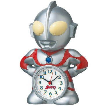 【送料無料】セイコーおしゃべり目ざまし時計(ウルトラマン) JF336A《置き時計・目覚まし時計・アラーム・キャラクター》 ■送料無料※北海道・九州・沖縄・離島は別途送料(1080円〜2160円)怪獣 円谷 バルタン星人 カネゴン ガラモン