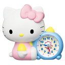 【送料無料】【SEIKO/セイコー】目覚まし時計 ハローキティ　Hello Kitty JF382A　※北海道・九州・沖縄・離島は別途送料（1080円〜2160円）アニメ新生活 行事 クリスマス 新入園 贈答贈呈品　JF801A　景品　引き出物　サンリオ　出産祝い　入学　人気