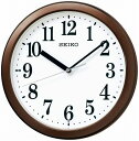 【送料無料】SEIKO CLOCK (セイコークロック) 掛け時計 茶メタリック 直径28.0x4.6cm電波 アナログ コンパクトサイズ KX256B ※北海道 九州 沖縄 離島は別途送料（1080円〜2160円）最安値 お手頃価格 値引き 訳あり 即納 お礼 kx256s ご挨拶 人気 お礼 特価 アウトレット