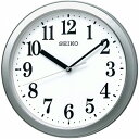 【送料無料】SEIKO CLOCK (セイコークロック) 掛け時計 銀色メタリック 直径28.0x4.6cm 電波 アナログ コンパクトサイズ KX256S ※北海道 九州 沖縄 離島は別途送料（1080円〜2160円）シンプル KX256B 子供部屋 格安 割引 限定 人気 事務所 オフィス 複数割引