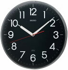 【送料無料】SEIKO CLOCK (セイコークロック) 掛け時計 電波 アナログ 黒 KX301K ※北海道・九州・沖縄・離島は別途送料（3000円）人気　KX227K ブラック BRAUN ホワイト KX301H 廃番 レア 限定 シュールレアリズム 建築 リフォーム オフィス 公社　法人　三重県 京都 人気