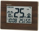 SEIKO CLOCK (セイコークロック) 掛け時計 薄金色パール 本体サイズ: 12.7×16.5×2.5cm 電波 デジタル 新元号表示 掛置兼用 SQ442B ※北海道・九州・沖縄・離島は別途送料（1080円〜2160円）人気　ブラウン　ウッド　木目　ラウンジ　贈呈品　記念品　法人割引