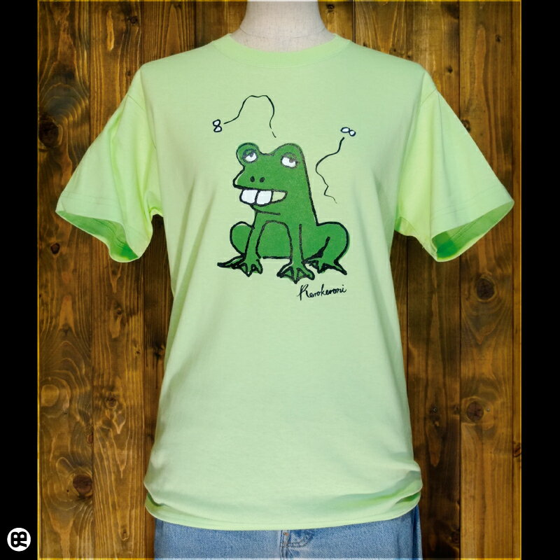 Rakuten - 6.2oz半袖Tシャツ : ケロケローニ : キーライム