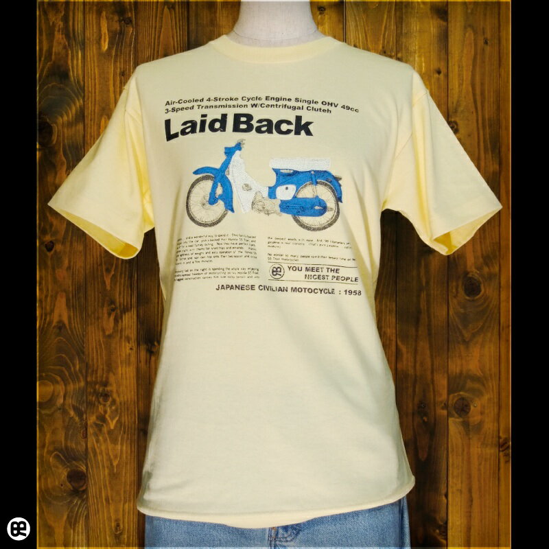 6.2oz半袖Tシャツ : Laid Back : イエローヘーゼ