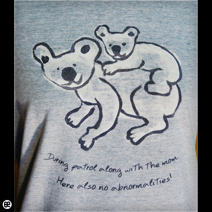 6.2oz半袖Tシャツ : パトロール : 杢グレー