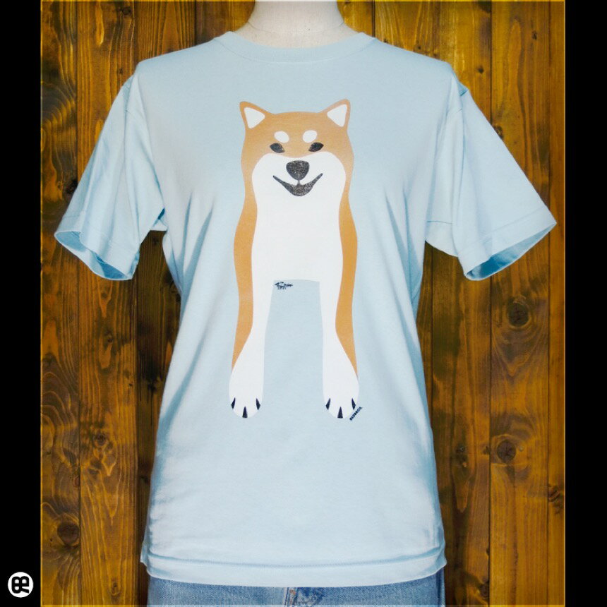 6.2oz半袖Tシャツ : Shiba Inu(FS) : フロストスカイ