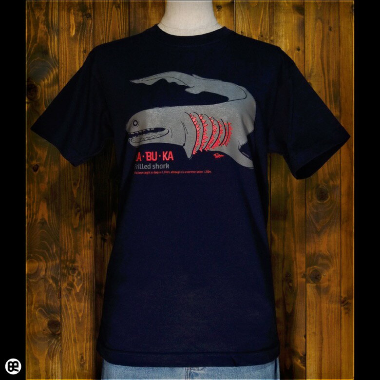 Tシャツ : ラブカ : ネイビーのサムネイル