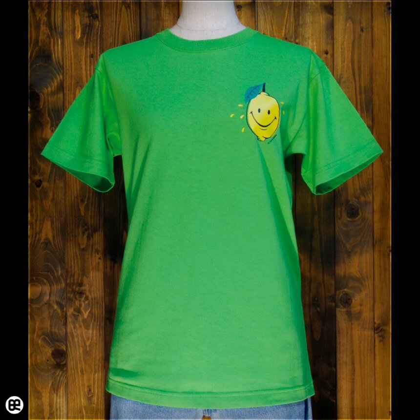 Smile Lemon：グリーン：Tシャツ