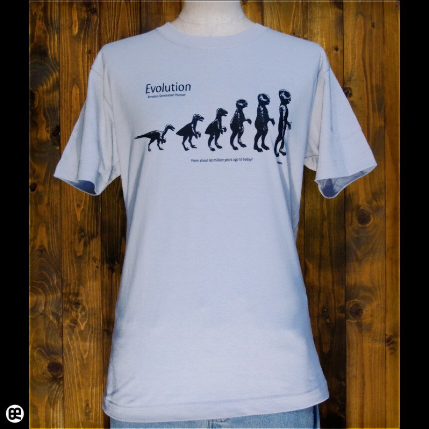 乐天商城 - Evolution：シルバーグレー：Tシャツ