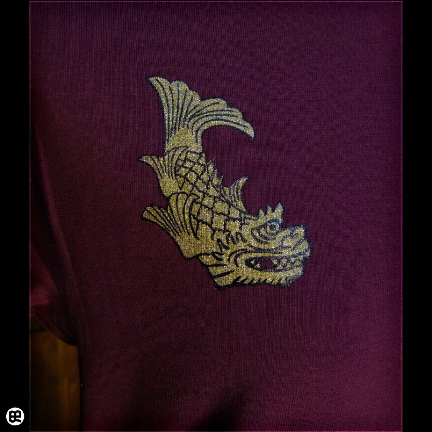 Rakuten - 金鯱：バーガンディ：Tシャツ
