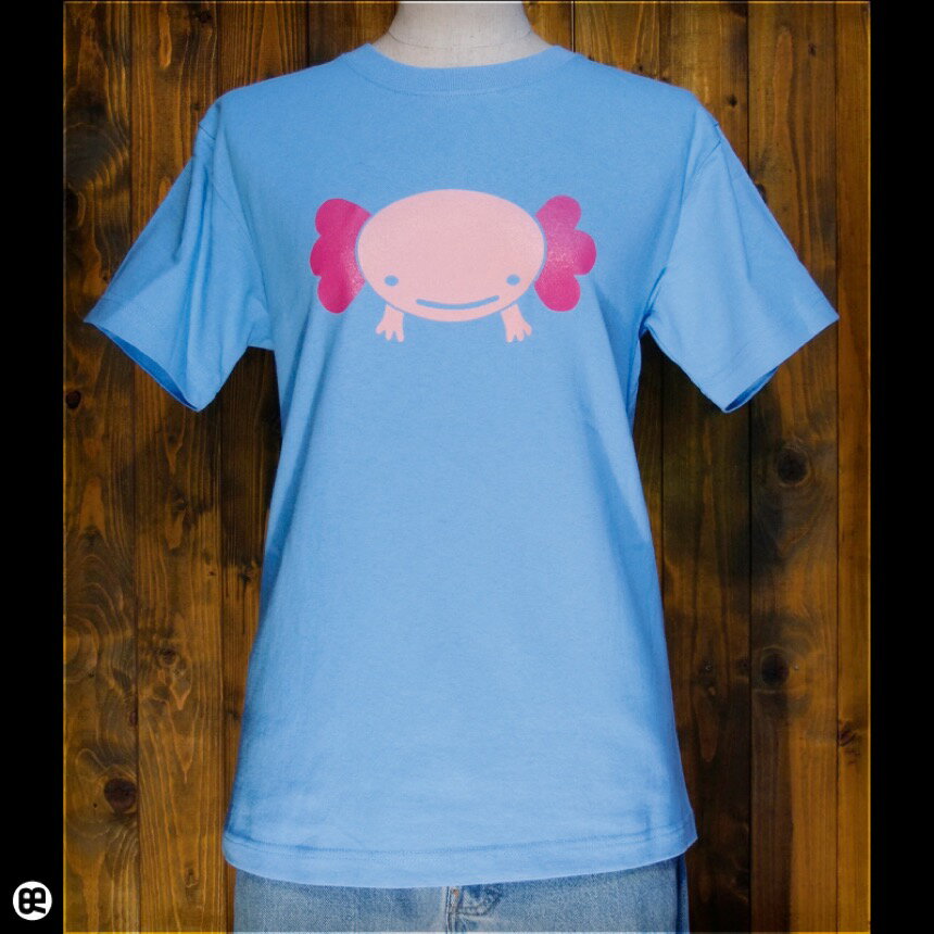 Rakuten - ウーパールーパー：エアーブルー：Tシャツ