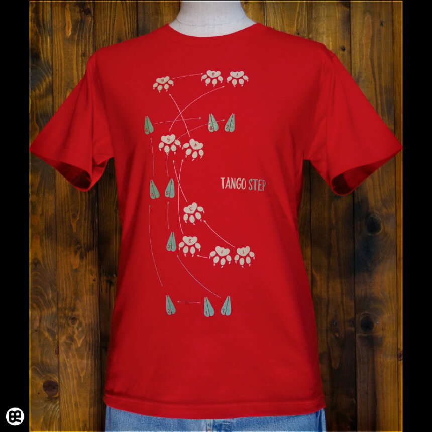 Rakuten - ペアステップ：ガーネットレッド：Tシャツ