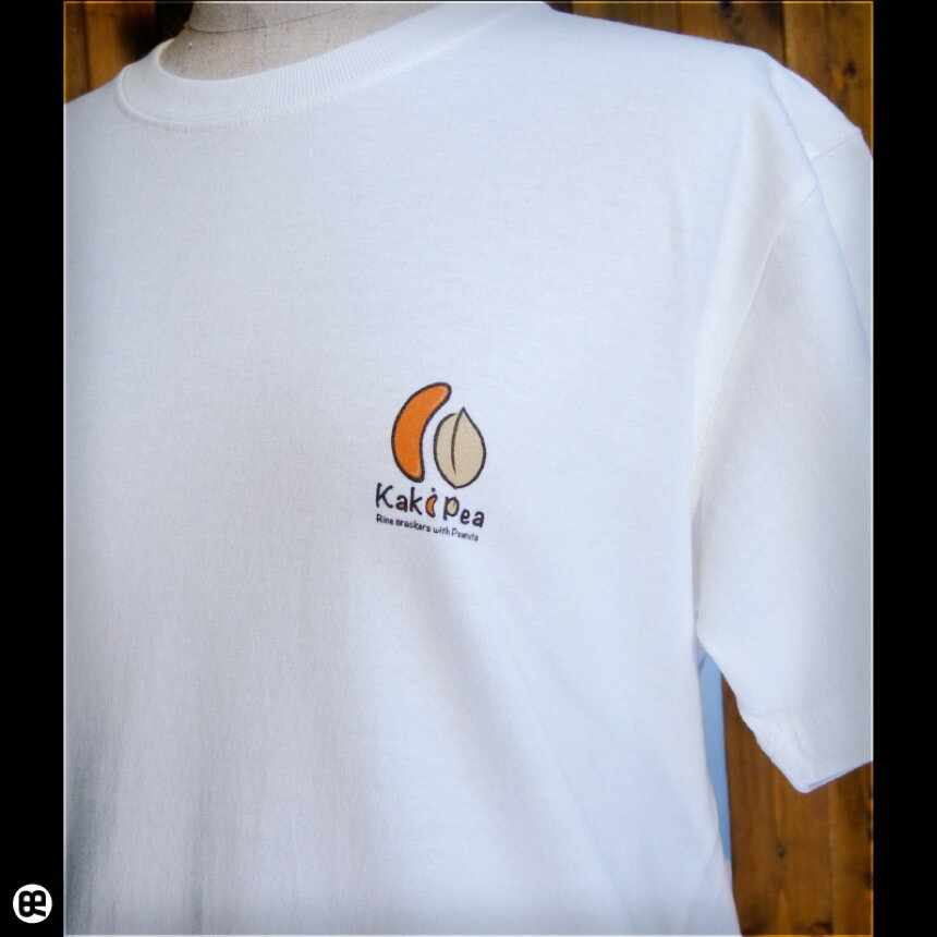 柿Pロゴ：ナチュラル：Tシャツ