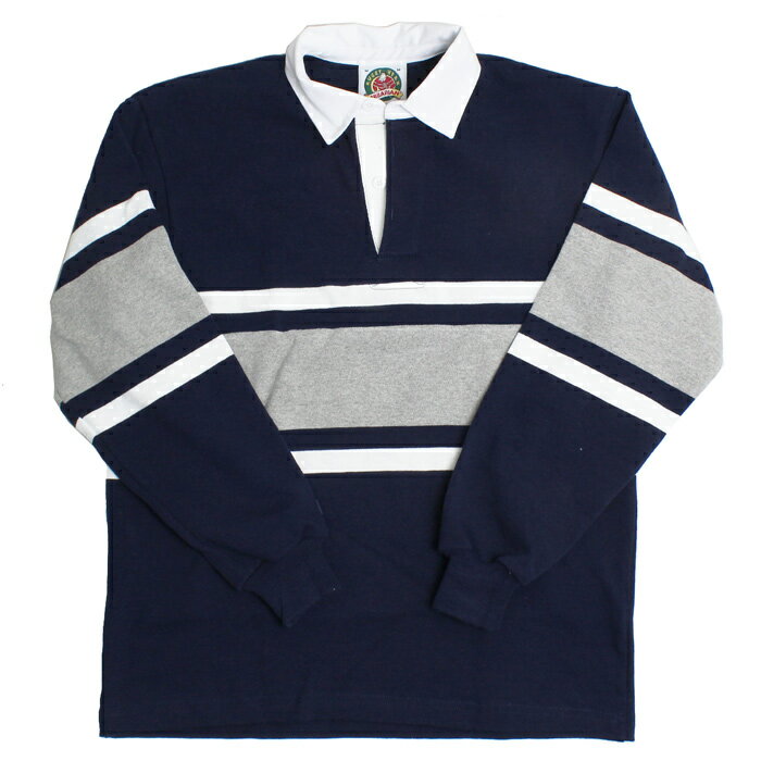 【送料無料】 BARBARIAN STK-090 12oz REGULER LONG SLEEVE RUGBY JERSEY "CANADA SPEC" ラガーシャツ 襟付き メンズ 長袖 ヘビーウエ..