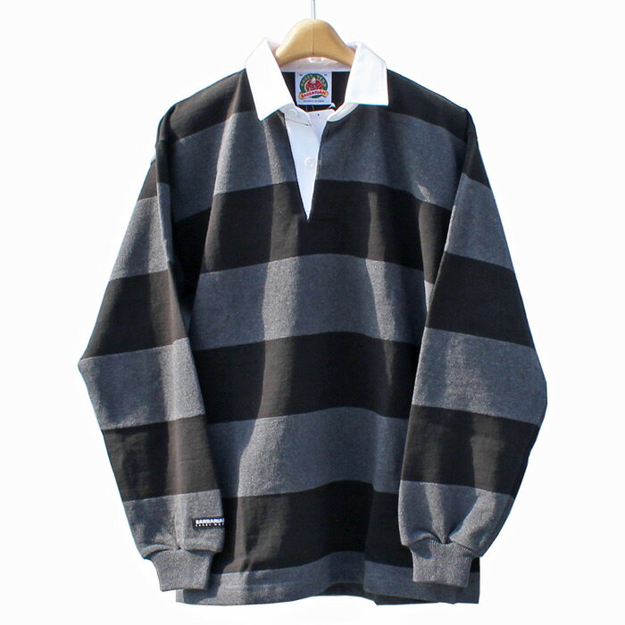 【送料無料】 BARBARIAN STK-167 12oz REGULER LONG SLEEVE RUGBY JERSEY 