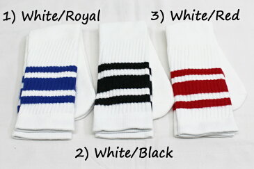 SKATER SOCKS スケーターソックス 19inch TUBE SOCKS チューブソックス 全長約48cm LINED ライン オールシーズン対応 アメリカ製 7COLORS