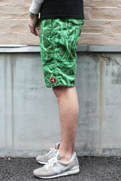Relwen(レルウェン)BATIK SURF SHORTS(COLOR : GREEN/OLIVE) 【05P03Sep16】