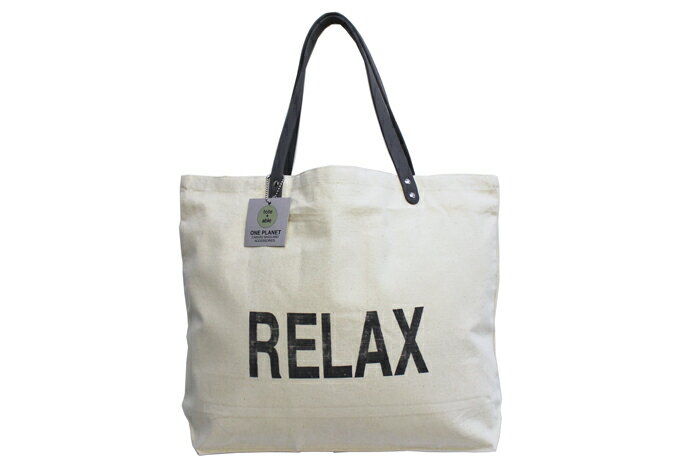 楽天REDWOODtote+able ONE PLANET TOTE ライトオンス コットン キャンバス トート バッグ 12oz マチ有り メンズ レディース tote and able RELAX 縦×38cm 横×51cm MADE IN U.S.A.